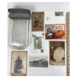 US Mail Glass Receptacle, Victorian Children Photo