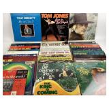 Vinyl Records: Tony Bennett, Tom Jones, Barry Mani