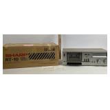 Sharp RT-10 Cassette Tape Deck with Box
