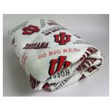Vintage Indiana University Hoosiers Club Blanket
