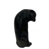 Cast Iron Sitting Cat Figurine
