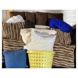 Striped, Solid Throw Pillows, Cushion Covers