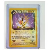 Pokï¿½mon vintage dark Jolteon card