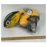 Green Bay Packers Signed Football, Plush Toy