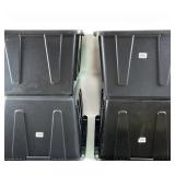 4 Plastic Totes with Lids