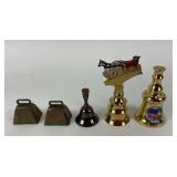 Vintage Brass Bells & Cow Bells Decorative