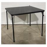Folding card table