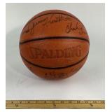 Spalding Basketball With Multiple Signatures