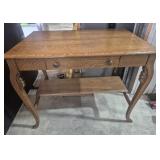 Solid Quarter Sawn Tiger Oak Library Table 24 i