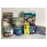 Verbatim, Sony, TDK CD-R, CD-RW, DVD-R Media