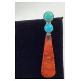 Jay King DTR .925 Sterling Silver Coral and