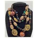 NY Alexis Bittar Necklace Ethnic Mixed elements,