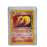 Pokï¿½mon vintage holographic Flareon card