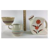 Universal Cambridge Jug, McCoy Creamer Bowl