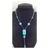 Jay King Mine Finds Amethyst & Turquoise Sterling
