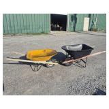 Wheelbarrows (2) One Metal & One True Temp (Needs
