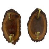 Gun Rack Wall Mount 2 pc Rustic
