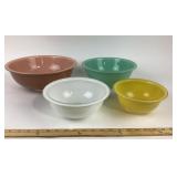 Pyrex Multicolor Mixing Bowls