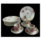 (7) antique Haviland Limoges porcelain 7.75