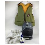 Delonghi Heater, Stearns Flotation Vest, Plastic F