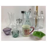 Glass Carafes, Bottles, Bowls, Mugs, Princess Hous