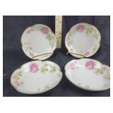 (4) Antique Haviland Limoges porcelain fruit
