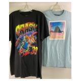 XL Crash Team Racing & S The Goonies T-shirts