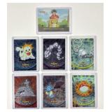 7 Pokï¿½mon vintage Topps holographic cards