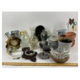 Decorative Glassware, Ceramic Pots, Doorknocker, C