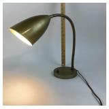 MCM Gooseneck Brass Desk Lamp