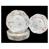 (7) antique Haviland Limoges porcelain dinner