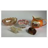 Decorative Vintage Glassware & Figurine
