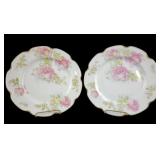 (2) Antique Haviland Limoges porcelain dinner