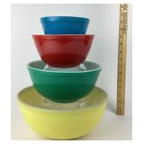 Pyrex Primary Colors Nesting Mixing Bowls