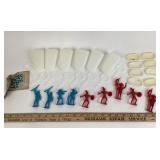 Tupperware Ice Tups, "Cowboys & Indians" Toy Sol