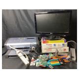 Office Electronics, Supplies LG Monitor, HP Printe