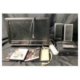 Sylvania LCD TV, Magnavox DVD Player, Altec Lansin