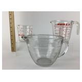 Pyrex, Fire-King Glass Measuring Cups