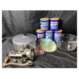 Universal Meat Grinder, Tupperware, Pyrex, Maxwell