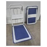 2 Carts Foldable Platform Trolleys