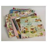 Vintage Gift Wrap Collection some NOS Disney, All