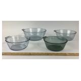 Pyrex Flameware Glass Cookware Bowls