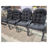 Outdoor Lawn Chairs (4) With Pads