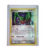 Pokï¿½mon holographic Rayquaza card