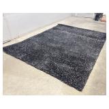 Bobo Shaggy 8x10 black area rug