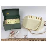 Green Metal Recipe Box, Aged Light Fixture