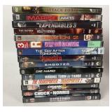 Action Movies DVDs Including Chuck Norris, Die Har