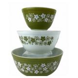 Pyrex Spring Blossom Crazy Daisy Mixing Bowls