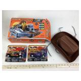 Matchbox construction site CAT toy, Majorette hot