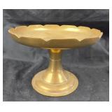 Brass Pedestal Compote Dish